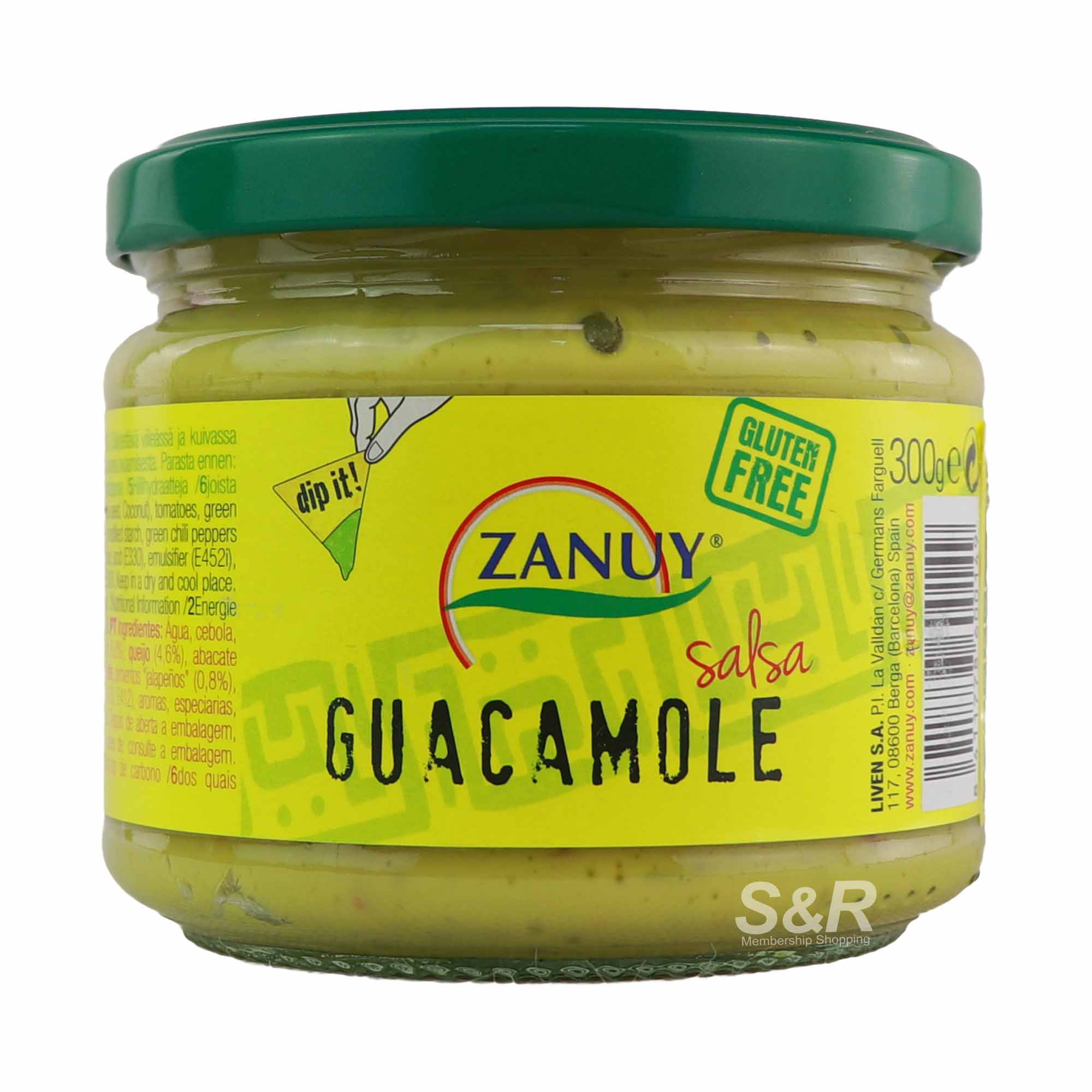 Zanuy Guacamole Salsa 300g